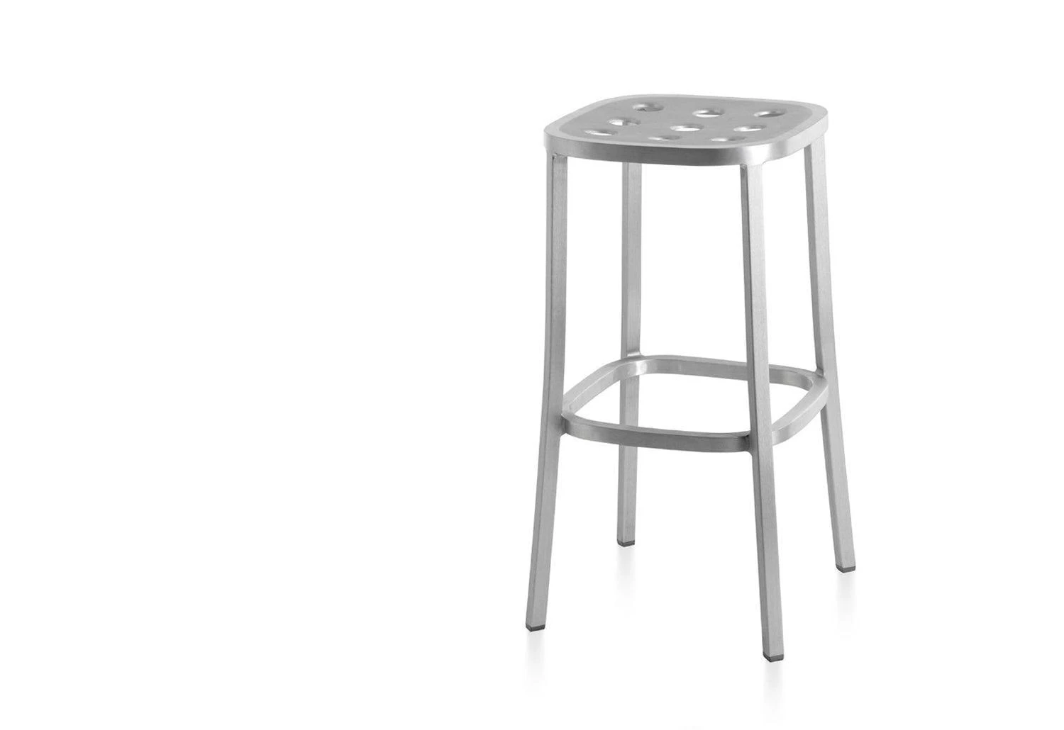 EMECO 1 Inch All Aluminium Stool - Image 2