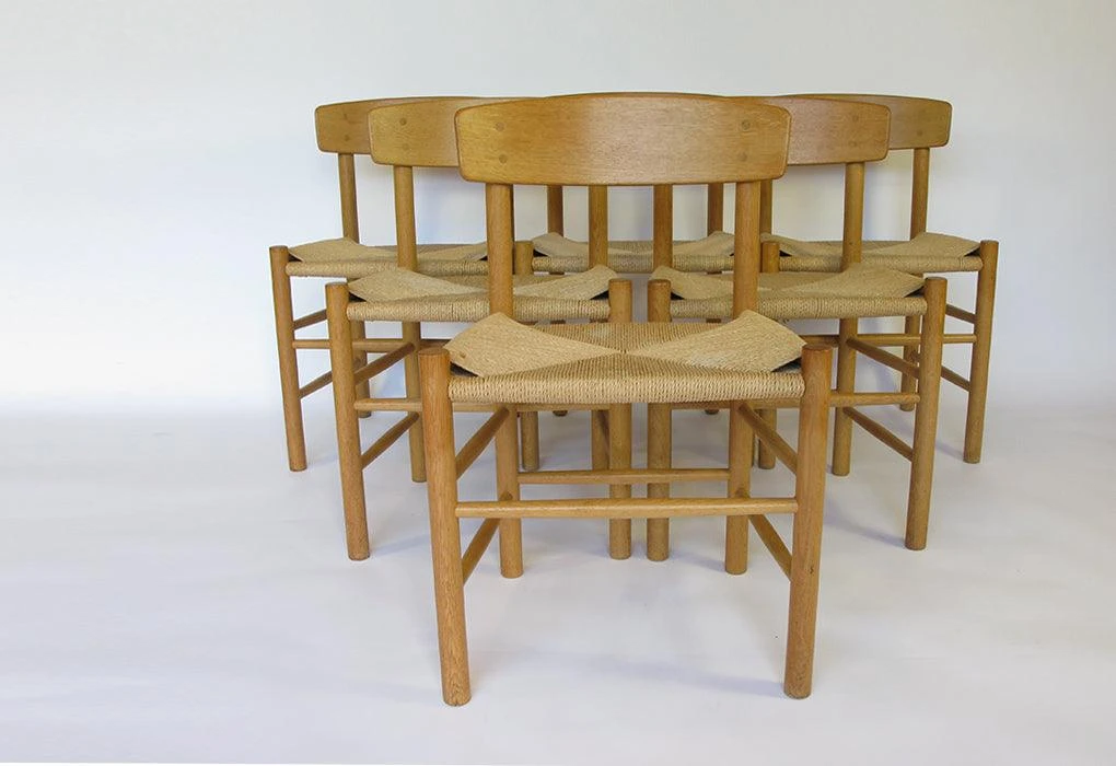 FDB Mogensen Set Of J39 Chairs, 1947 - Image 2