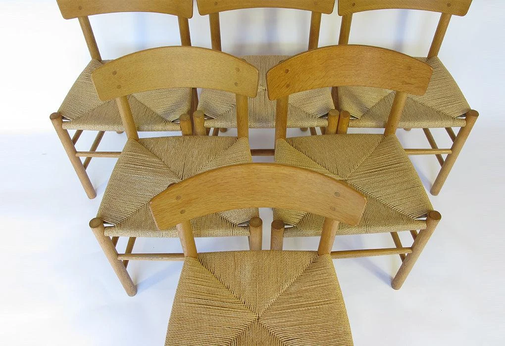 FDB Mogensen Set Of J39 Chairs, 1947 - Image 3