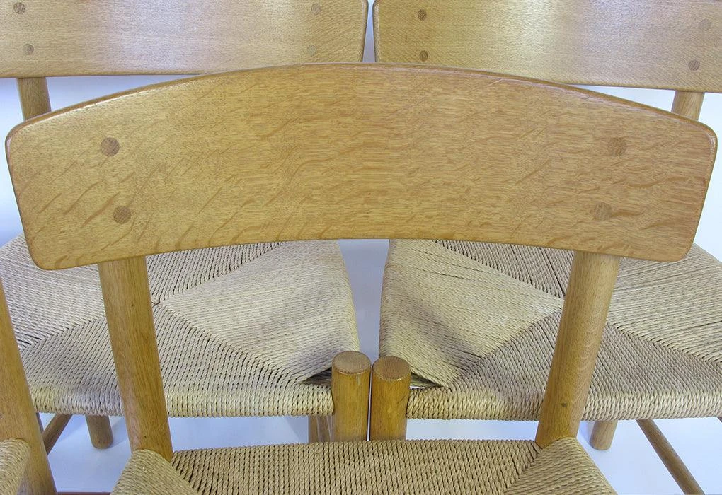 FDB Mogensen Set Of J39 Chairs, 1947 - Image 4