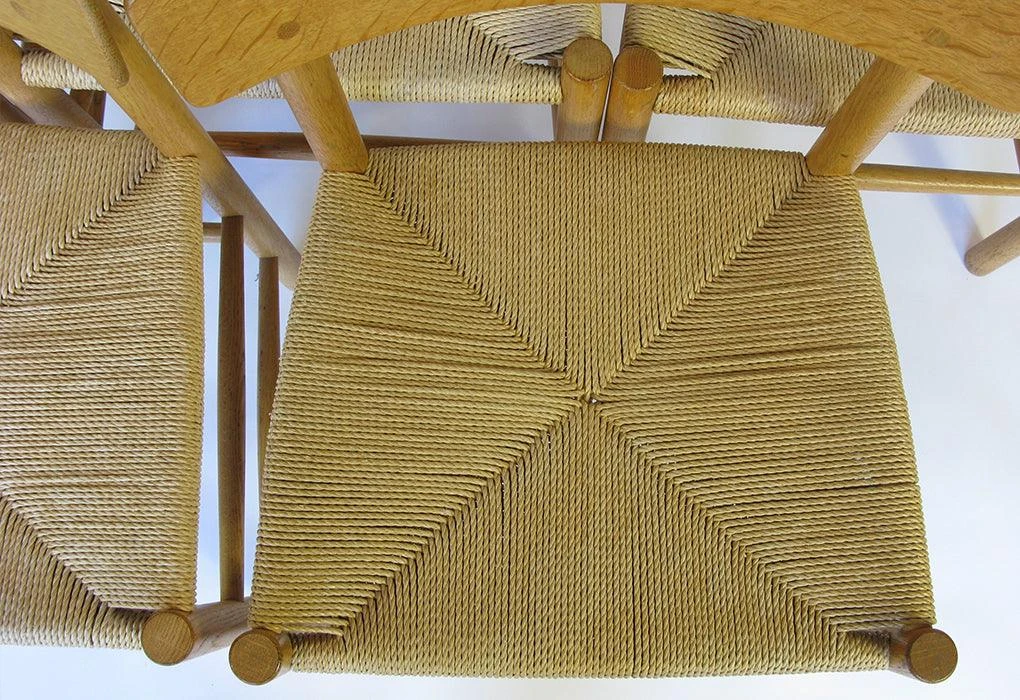 FDB Mogensen Set Of J39 Chairs, 1947 - Image 5