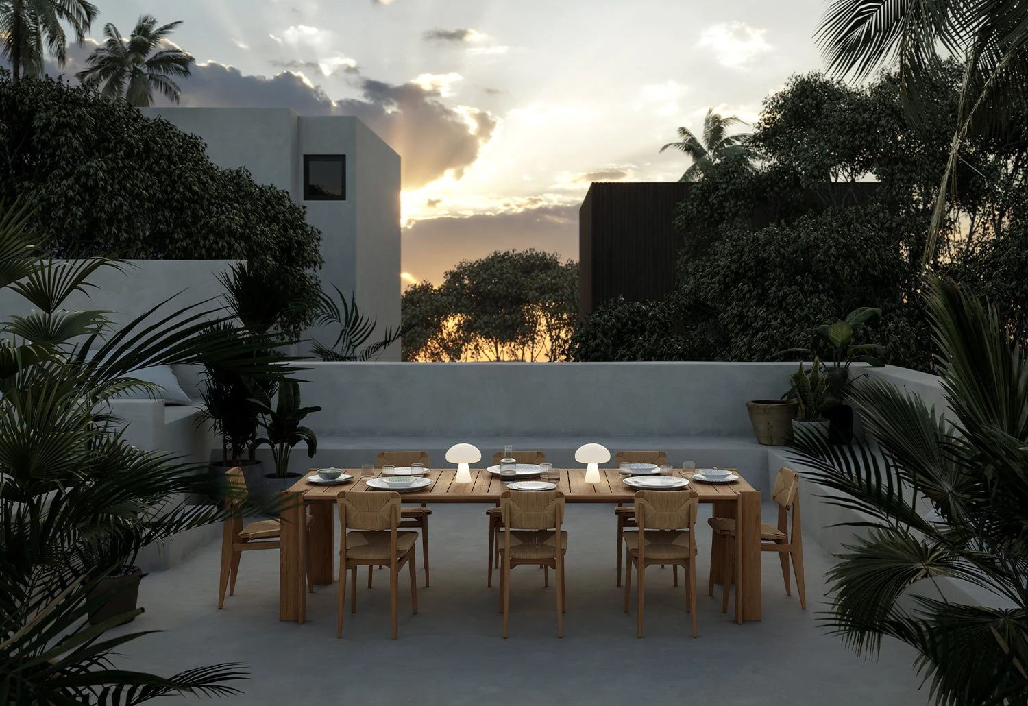 Gubi Atmosfera Outdoor Dining Table - Image 7